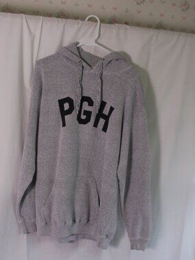 Pacific & Co. Pittsburgh PGH Hoodie Sweatshirt / Sweater, Unisex Men's Large